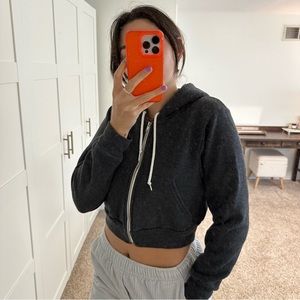 American Apparel cropped hoodie